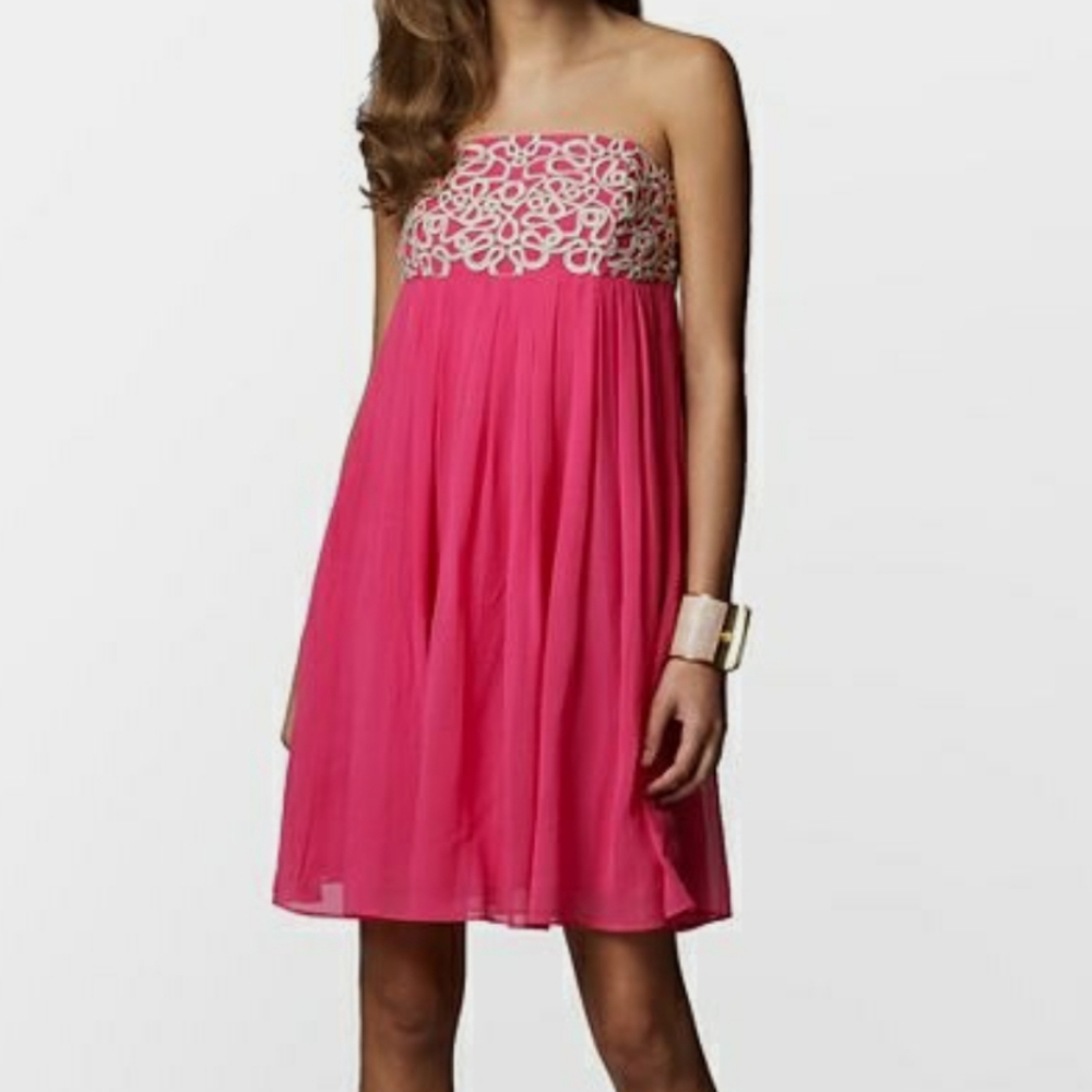 Lilly Pulitzer Jillie Chiffon Pleated Dress